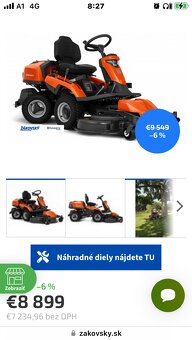 Záhradný rider HUSQVARNA R 316TsX AWD - 2