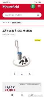 Nový závesný skimmer - 2