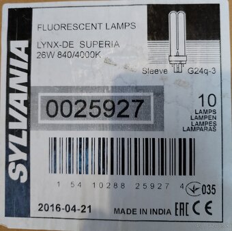 13ks PHILIPS 26W840 1800lm lampa 4pin NOVÁ - 2