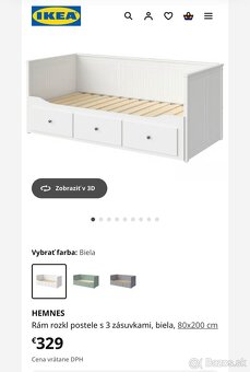 Posteľ HEMNES z Ikea - 2