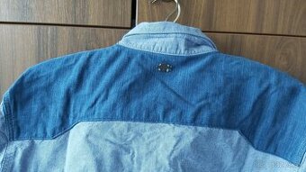 Pánska nová rifľová košeľa veľkosť M - 2