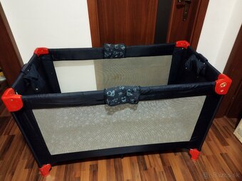 Detská cestovná postieľka + prebaľovacia podložka - 2