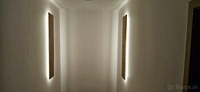 Nastenný LED drevený panel, svietidlo led svetlo - 2