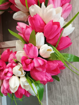 Jarný veniec na dvere - 2