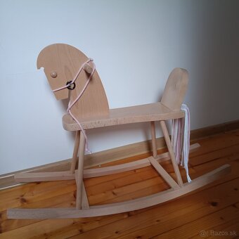 Drevený hojdací koník - 2