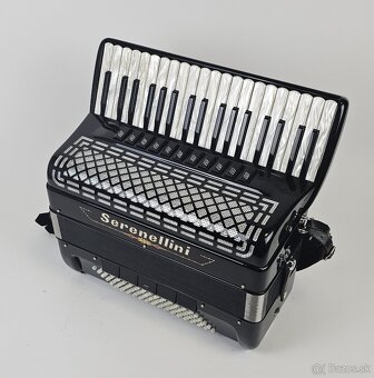taliansky akordeon harmonika Serenellini, 96 bas 4 hlas - 2