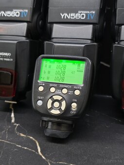 3x Blesk YONGNUO YN560 IV pre Canon + YONGNUO YN560-TX II - 2
