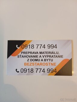 Preprava a sťahovanie - 2