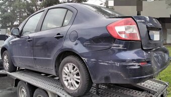 SUZUKI SX4 1.6 2008 predám DVERE sedan, NÁRAZNÍK, MOTOR M16A - 2