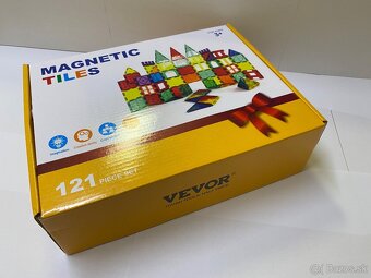 🧲 Magnetická stavebnica  121 dielov - 2