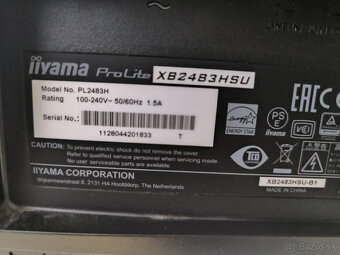 24" Monitor IIYAMA ProLite XB2483HSU - 2