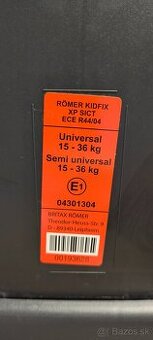Predám autosedačku ROMER BRITAX s isofix - 2
