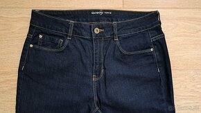 Tmavomodré dámske džínsy skinny 38 - 2