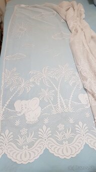 Krásna záclona s detským vzorom - 2