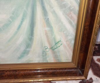 Predám signovaný obraz:.Balerina - 2