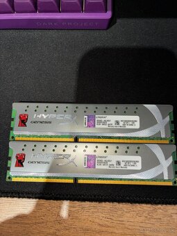 2x4GB (8GB) Hyper X Genesis DDR3 2400mhz ram - 2