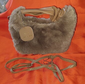 hnedá chlaptková kabelka - 2