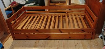 Masívna drevená posteľ 80x200 - 2