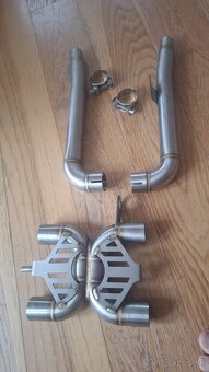 Vyfukove zvody  triumph street twin 900 - 2
