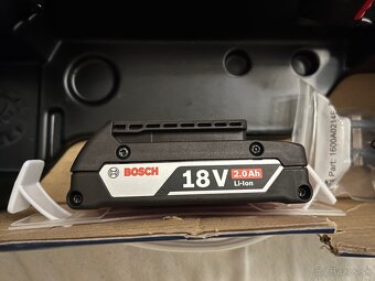 BOSCH nový rázový uťahovák +2 nové batérie - 2