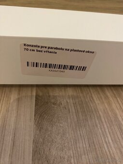 Konzola na plastove okno, bez vrtania, dlžka 70cm - 2