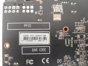 PREDÁM GRAFICKÚ KARTU AXRX 470 4GBD5-DM - 2