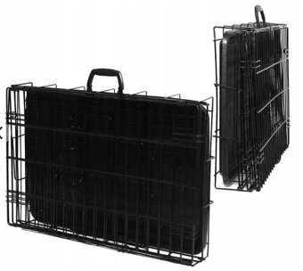 Skladacia klietka kovová pre psa XXL - 122 x 76 x 83 cm - 2