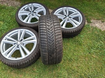 18" ALU 5x112 orig AUDI + zimné 225/40 r18 Pirelli 8mm TOP - 2