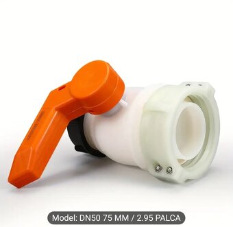 IBC ventil na nádrž 1000l./75 mm - 2