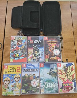 Nintendo Switch – Skvelý Stav + 7 super hier - 2