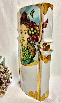 Limitovaná vaza porcelán Hollohaza, JESEŇ - 2