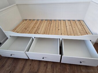 Ikea rozkladacia postel hemnes 80x200 - 2