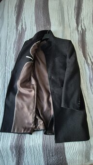 Pánsky čierny kabát - 2