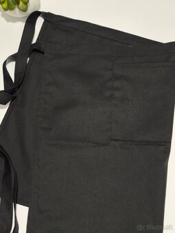 zastera čierna do pása krátka - 2