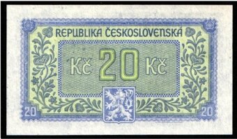 Bankovka 20 koruna - 2