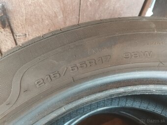 Predám Sava 215/55 R17:98W - 2
