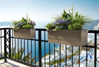 Vysadené truhlíky 80cm samozavlažovacie antracit - 2