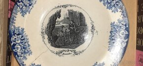 Predám starožitný porcelánový tanier - 2