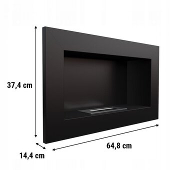 Biokrb GOLF 650 x 375 mm BLACK, KRATKI - 2