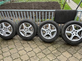 17” alu disky Škoda Kodiaq, zimné pneumatiky 215/65 R17 - 2