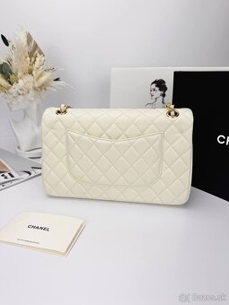 PREMIUM set – Mliečna kabelka so zlatými detailmi - 2