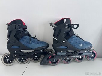 Kolieskové korčule Rollerblade veľ. 42/ 3x jazdené - 2