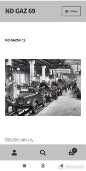 Gaz 69 - písty 89.00 - ORIGINÁL - NOVÉ - 2