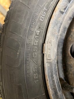 Predám plechové disky 185/65 r14 - 2