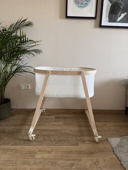 Detská kolíska Ikea Älkvärd s matracom - 2