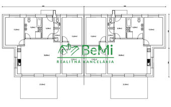 Novostavba , moderný dvojdom v obci Žihárec ID 424-12-MIG - 2