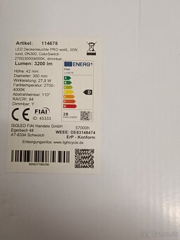 Predam svietidla nove zabalene - 2