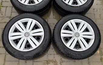 Zimná sada 5x112 r16 VW group 205/60 R16 96H + ORIG PUKLICE - 2