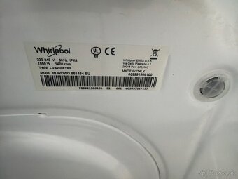 Predám na náhradné diely práčku Whirlpool BI WDWG 861484 EU - 2
