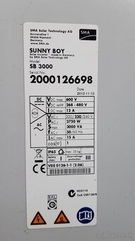 Predam Sunny Boy SB 3000-Fotovolticky menic, 3kW - 2